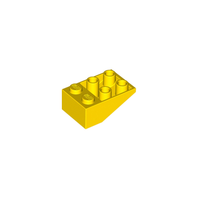 LEGO 374724 TUILE 2X3/25° INV. - JAUNE