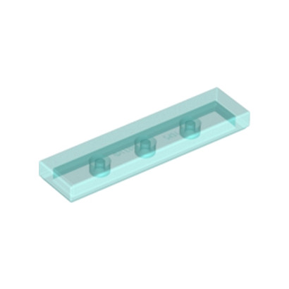 LEGO 6252049 FLAT TILE 1X4 - TRANSPARENT BLUE