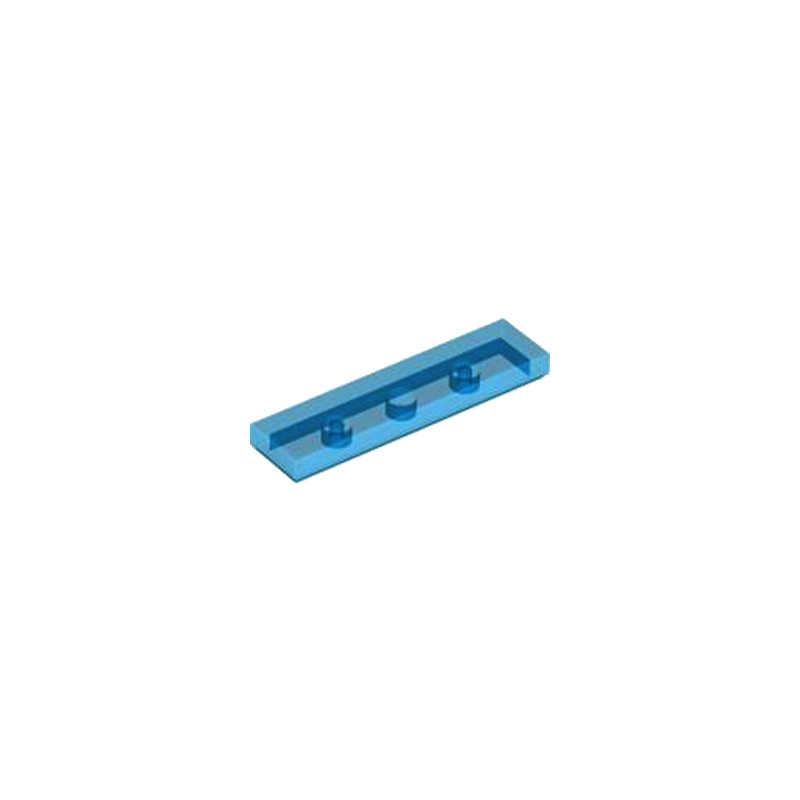 LEGO 6252050 PLATE LISSE 1X4 - BLEU FONCE TRANSPARENT