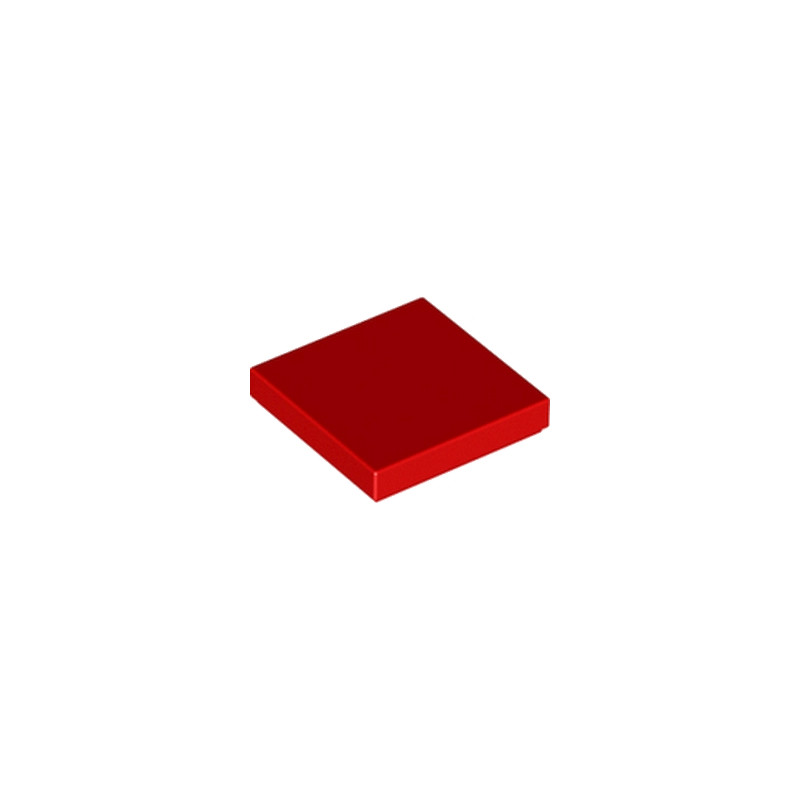 LEGO 306821 PLATE LISSE 2X2 - ROUGE