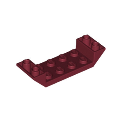 LEGO 6175590 ROOF TILE 2X6 45 DEG - NEW DARK RED