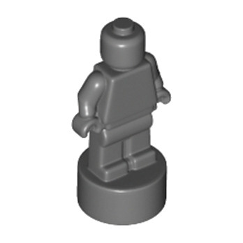 LEGO 6146192 MINI FIGURE TROPHY - DARK STONE GREY