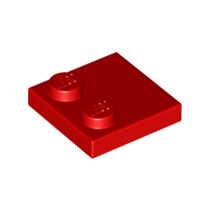 LEGO 6219819 PLATE 2X2 - ROUGE