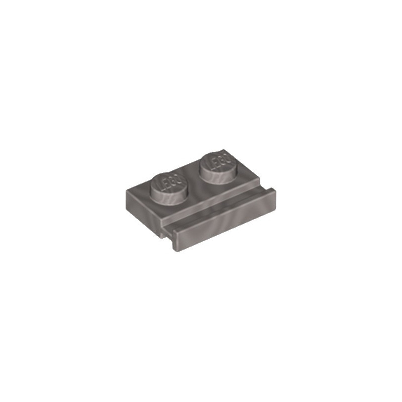 LEGO 6132264 PLATE 1X2 - SILVER METAL
