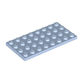 LEGO 6424629 PLATE 4X8 - LIGHT ROYAL BLUE