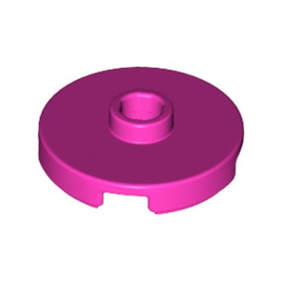 LEGO 6223767 PLATE ROND 2X2 + TROU - ROSE