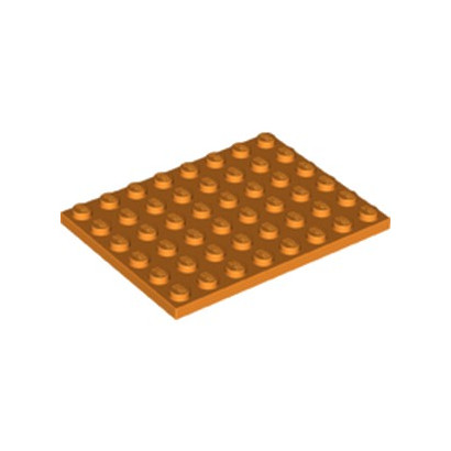 LEGO 6226369 PLATE 6X8 - ORANGE
