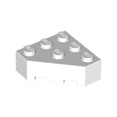 LEGO 6210105 BRIQUE D'ANGLE 45 DEG. 3X3 - BLANC