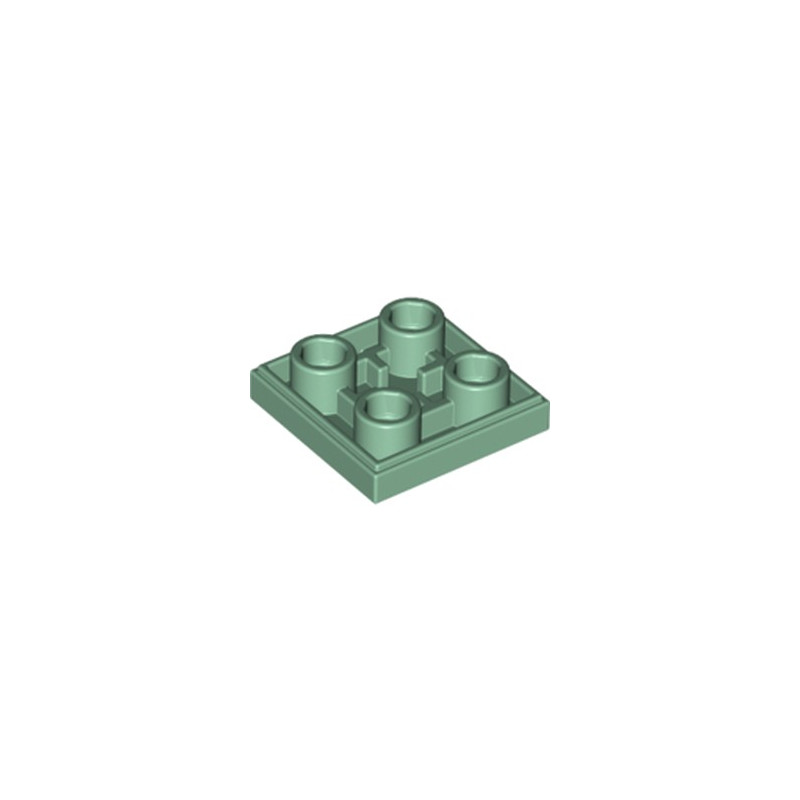 LEGO 6186828 PLATE LISSE 2x2 INVERSE - SAND GREEN