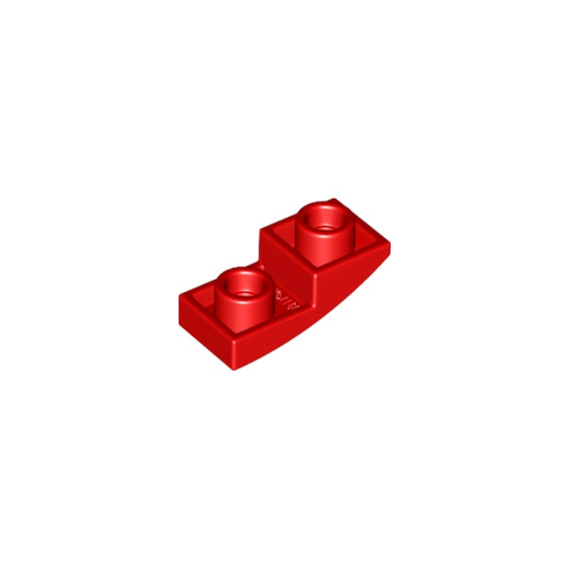 LEGO 6186398 DOME INV. 1X2X2/3 - ROUGE