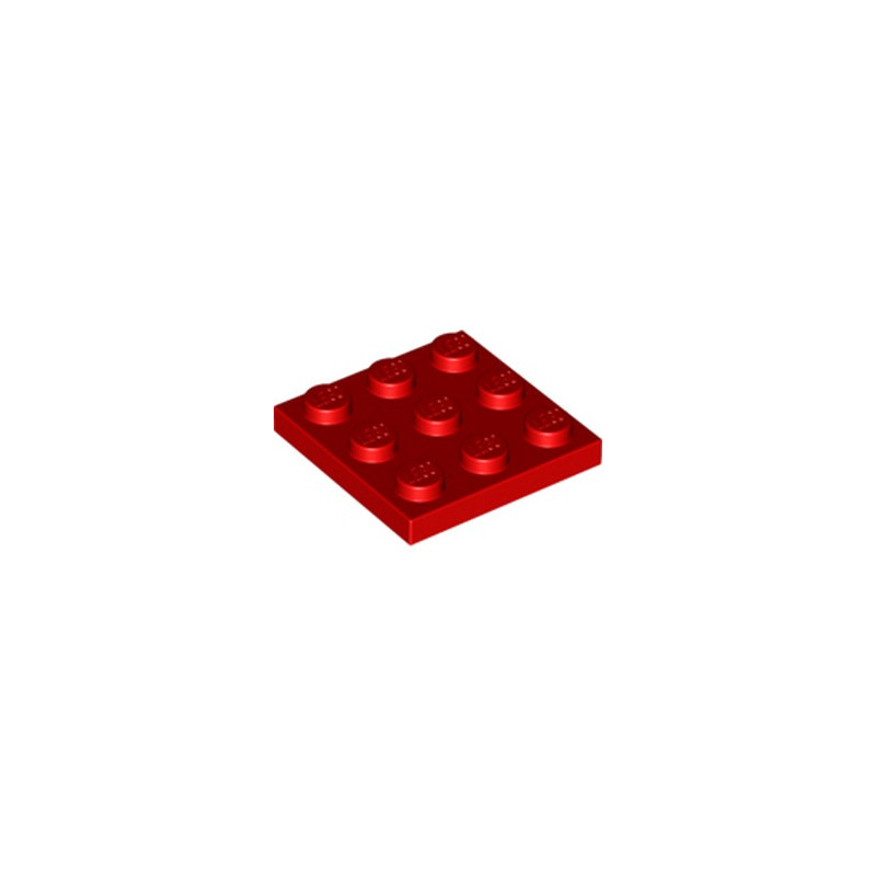 LEGO  6217123 PLATE 3X3 - ROUGE