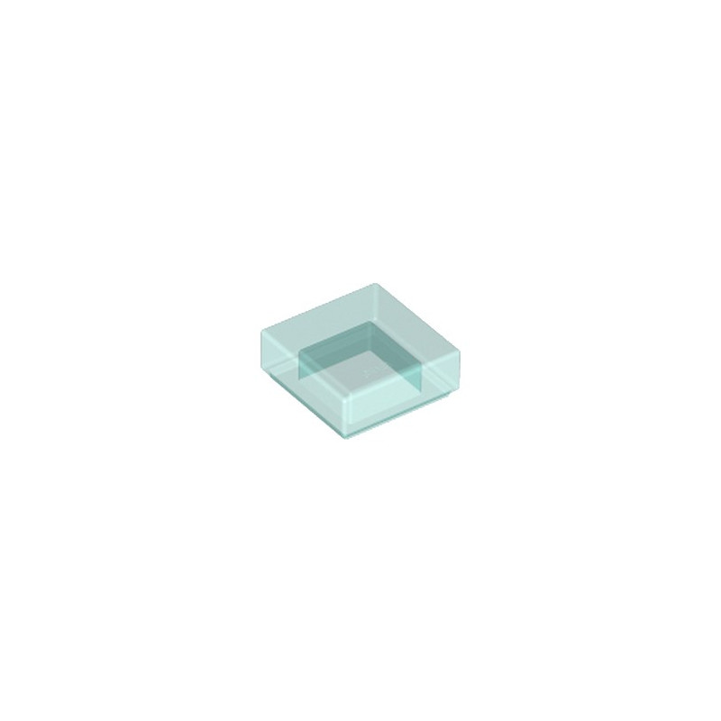 LEGO 6254256 FLAT TILE 1X1 - TRANSPARENT BLUE
