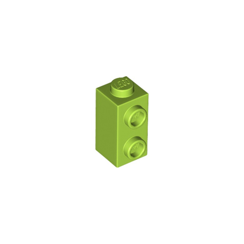 LEGO 6210416 BRIQUE 1X1X1 2/3 - BRIGHT YELLOWISH GREEN