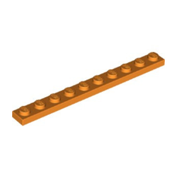 LEGO 6337519 PLATE 1X10 - ORANGE