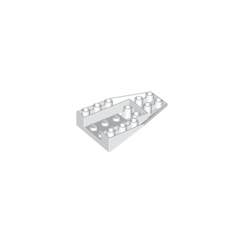 LEGO 4567894 ROOF TILE 4X6/18° INV. - WHITE