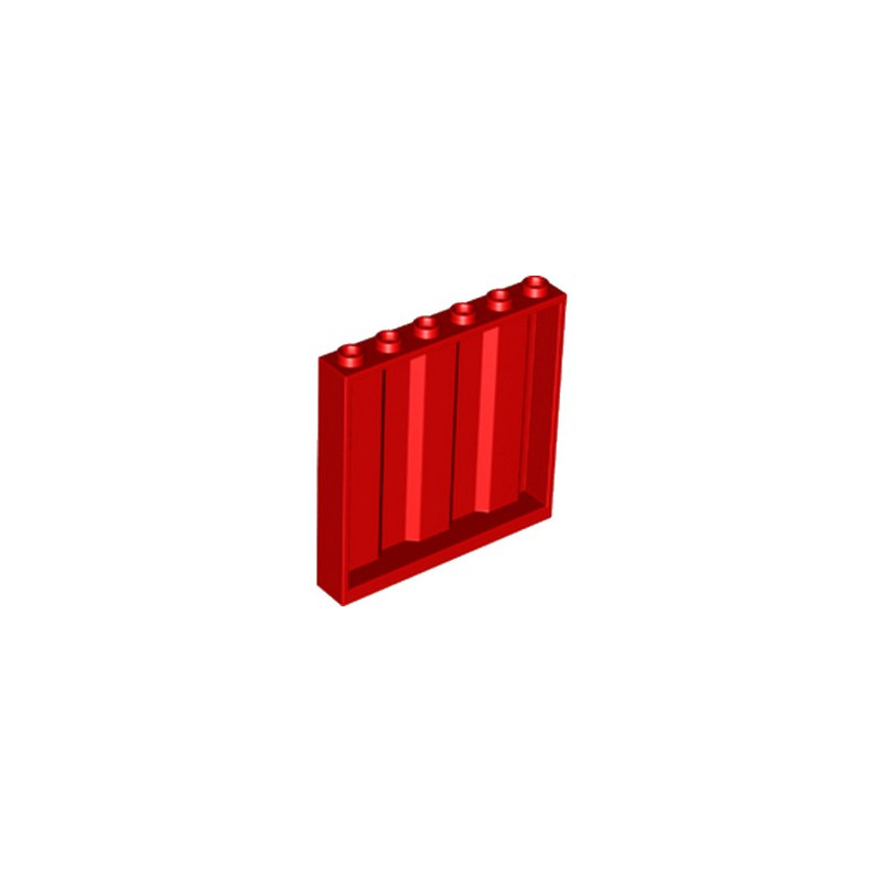 LEGO 6226927 MUR / CLOISON CONTAINER 1X6X5 - ROUGE