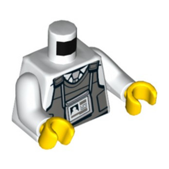 LEGO 6217108 SECURITY PRINTED TORSO - WHITE
