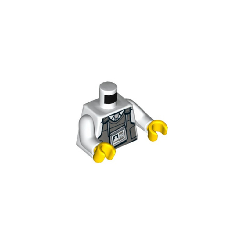 LEGO 6217108 SECURITY PRINTED TORSO - WHITE