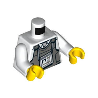 LEGO 6217108 TORSE GILET PAR BALLE / SECURITY - BLANC