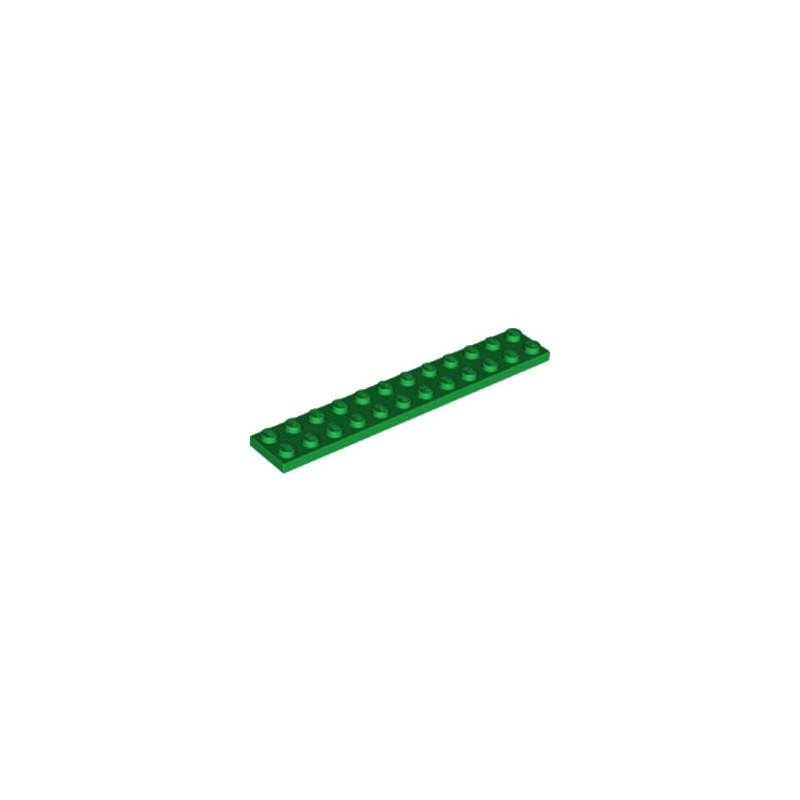 LEGO 6218146 PLATE 2X12 - DARK GREEN