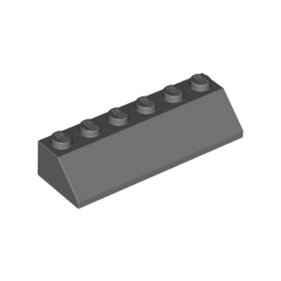 LEGO 6230281 TUILE 2X6 45° - DARK STONE GREY