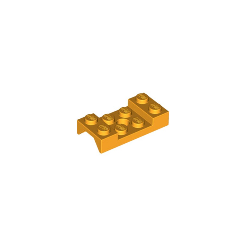 LEGO 6178471 MUDGUARD 2X4 W.HOLE Ø4.9 - FLAME YELLOWISH ORANGE