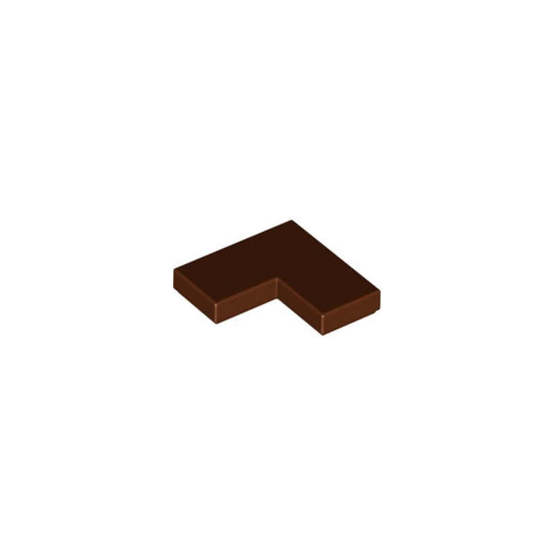 LEGO 6221608 PLATE LISSE ANGLE 1X2X2 - REDDISH BROWN