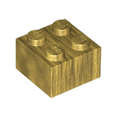 LEGO 6162889 BRIQUE 2X2 - WARM GOLD