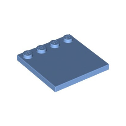 LEGO 6195157 PLATE 4X4 W. 4 KNOBS - MEDIUM BLUE