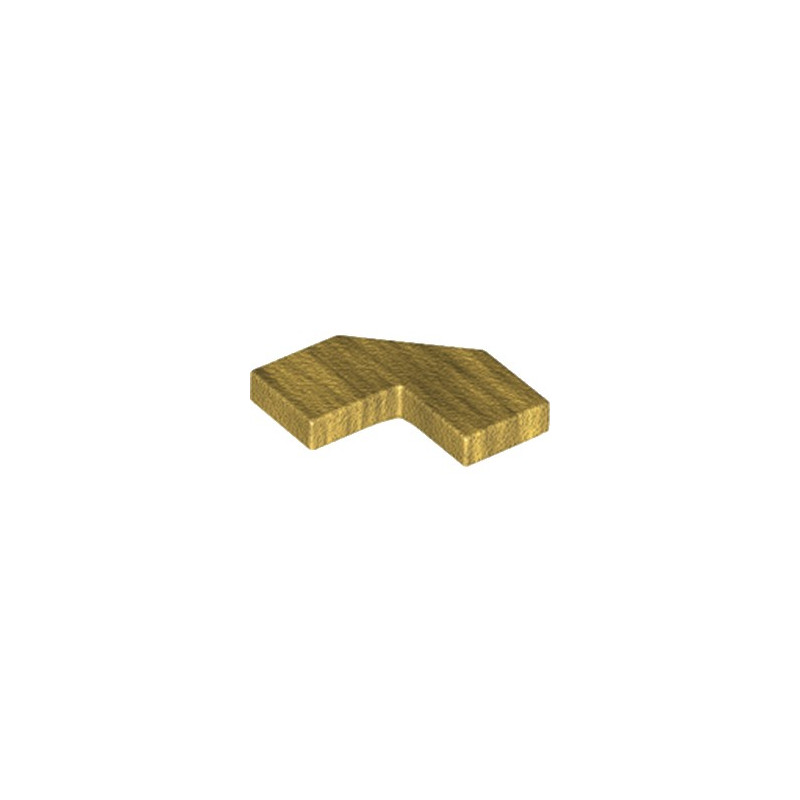 LEGO 6388241 PLATE LISSE 2X2, 2X2, DEG. 90, W/ DEG. 45 - WARM GOLD