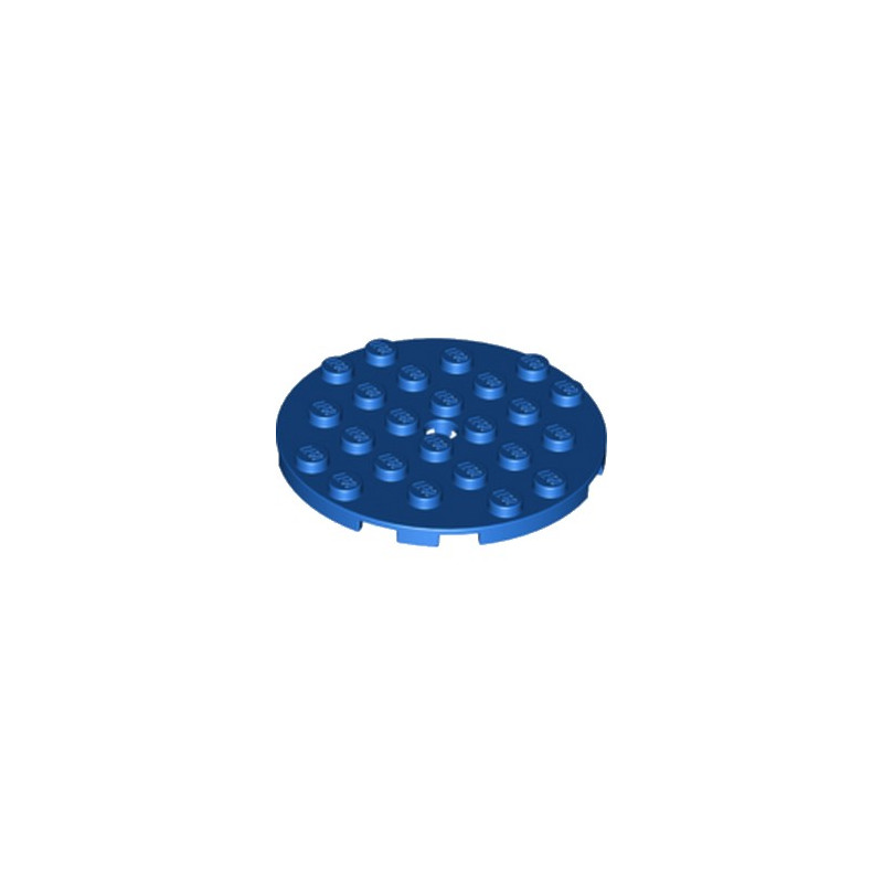 LEGO 6096711 PLATE RONDE 6X6 - BLEU