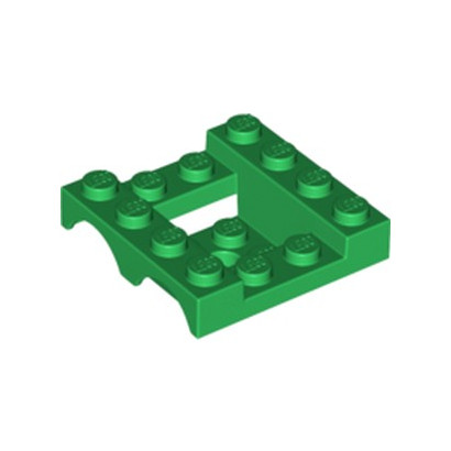 LEGO 6143741 GARDE BOUE 4X4X1 1/3 - DARK GREEN