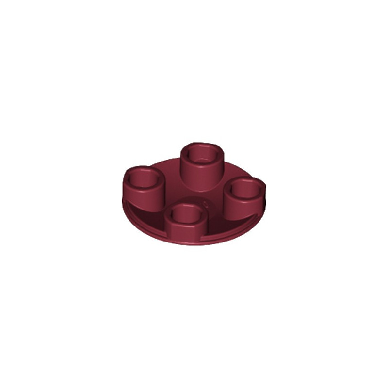LEGO 6192839 ROND LISSE 2X2 INV  - NEW DARK RED