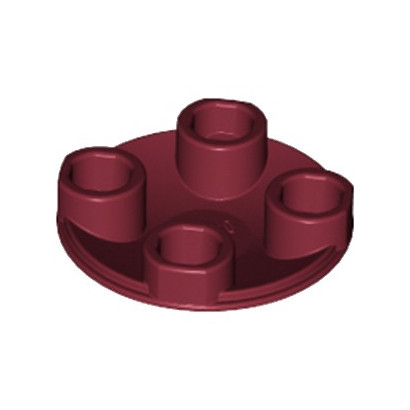LEGO 6192839 ROND LISSE 2X2 INV  - NEW DARK RED