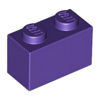 LEGO 6104154 BRICK 1X2 - MEDIUM LILAC