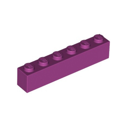 LEGO 6056382 BRIQUE 1X6 - MAGENTA