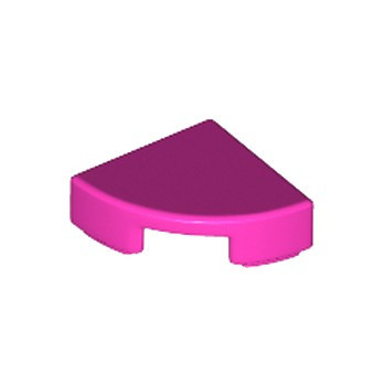 LEGO 6240462 PLATE LISSE 1/4 ROND 1X1 - ROSE