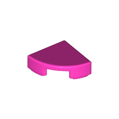 LEGO 6240462 PLATE LISSE 1/4 ROND 1X1 - ROSE