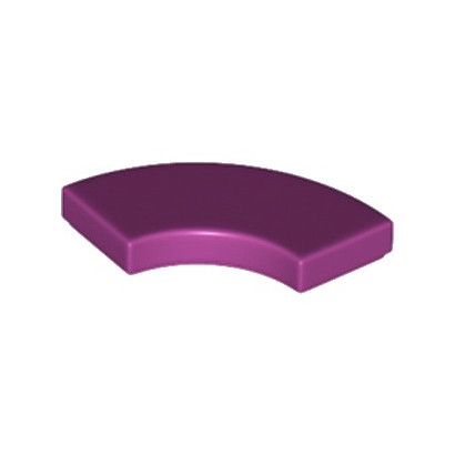 LEGO 6177824 PLATE LISSE 2X2 1/4 ROND - MAGENTA