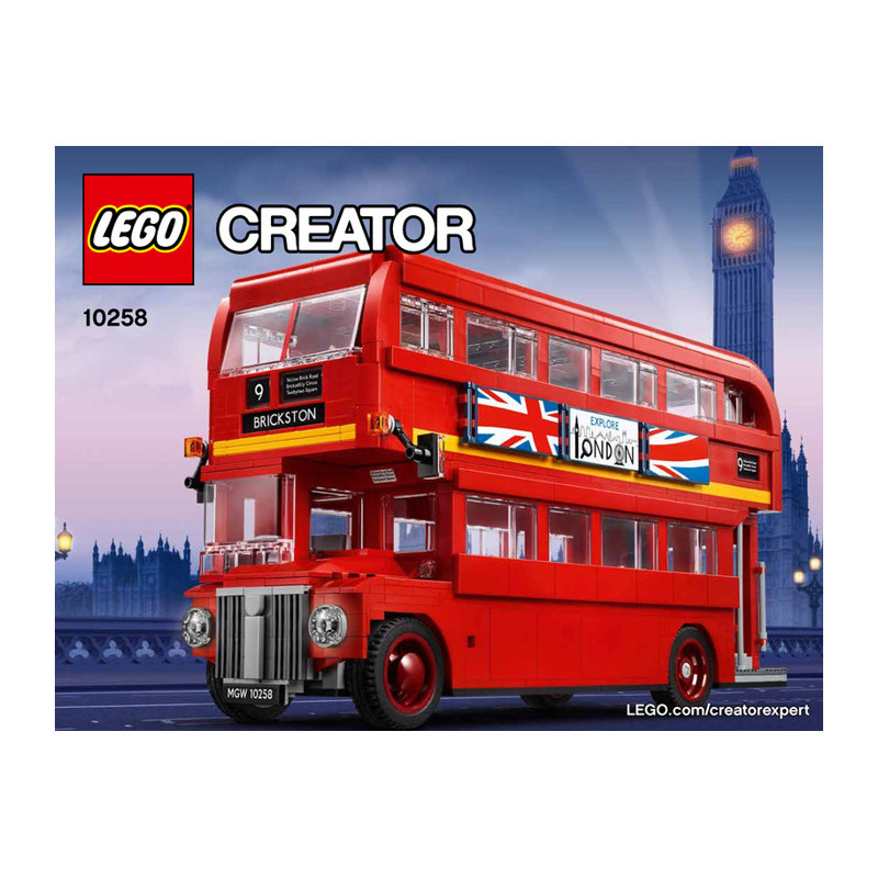 Notice / Instruction Lego Creator  London Bus 10258
