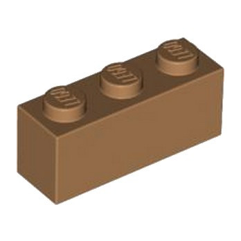 LEGO 6192922 BRICK 1X3 - MEDIUM NOUGAT