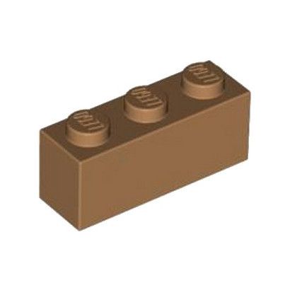LEGO 6192922 BRICK 1X3 - MEDIUM NOUGAT