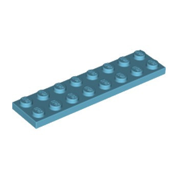 LEGO 6253666 PLATE 2X8 - MEDIUM AZUR
