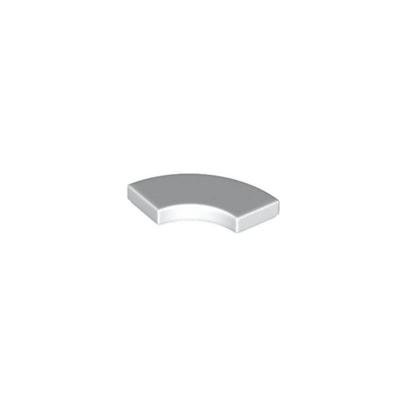 LEGO 6172674 PLATE LISSE 2X2 1/4 ROND - BLANC