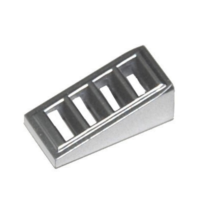 LEGO 6092115 GRILLE 1X2X2/3 - METAL SILVER