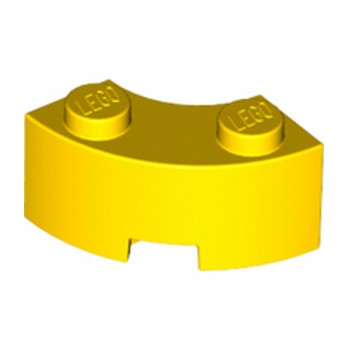 LEGO 4543241 BRIQUE 2X2W.INSIDE AND OUTS.BOW - JAUNE