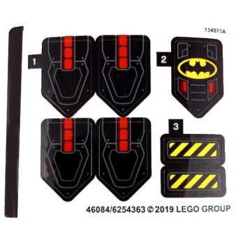 Stickers / Autocollant Lego Marvel  Super Heroes 76116
