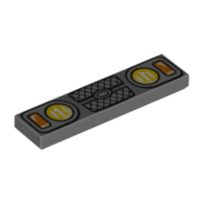 LEGO 6223079 PLATE LISSE 1X4 IMPRIME AVANT VEHICULE