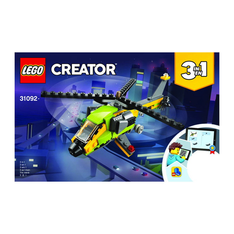 Notice / Instruction Lego Creator 3 en 1 - 31092