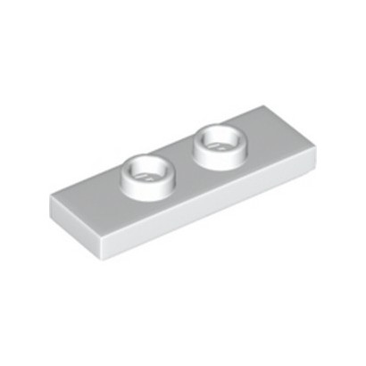 LEGO 6195371 PLATE 1X3 W/ 2 KNOBS - WHITE